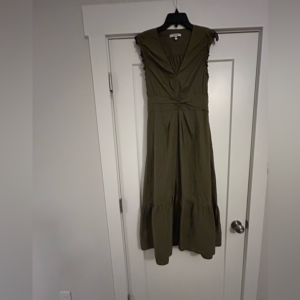 Elegant Derek Lam 10 Crosby Olive Green Maxi Dress